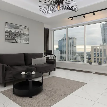 公寓 Luxurious Unique Tower With Skyline By Renters Prestige 华沙