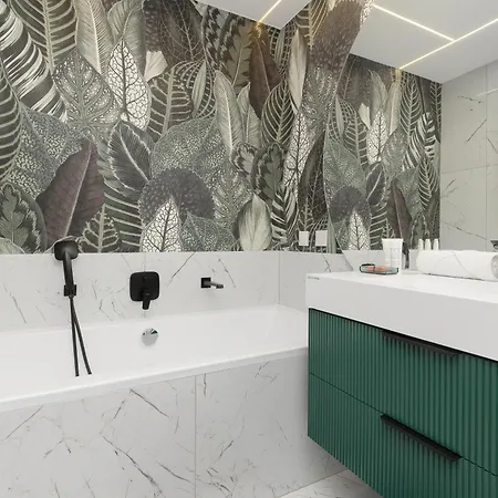 公寓 Luxurious Unique Tower With Skyline By Renters Prestige 华沙